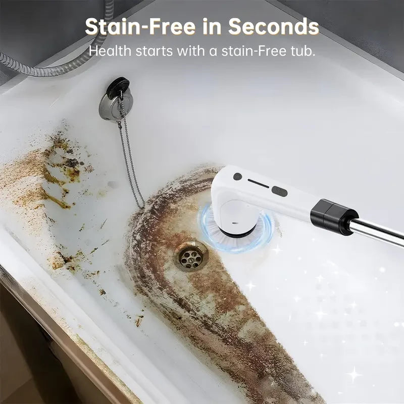 Electric Spin Scrubber Tub Cleaner