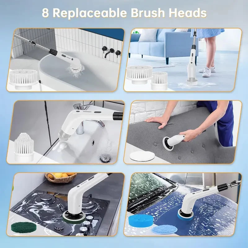 Electric Spin Scrubber Tub Cleaner