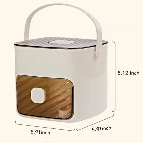 Double-Layer Portable Ice Cube Mold