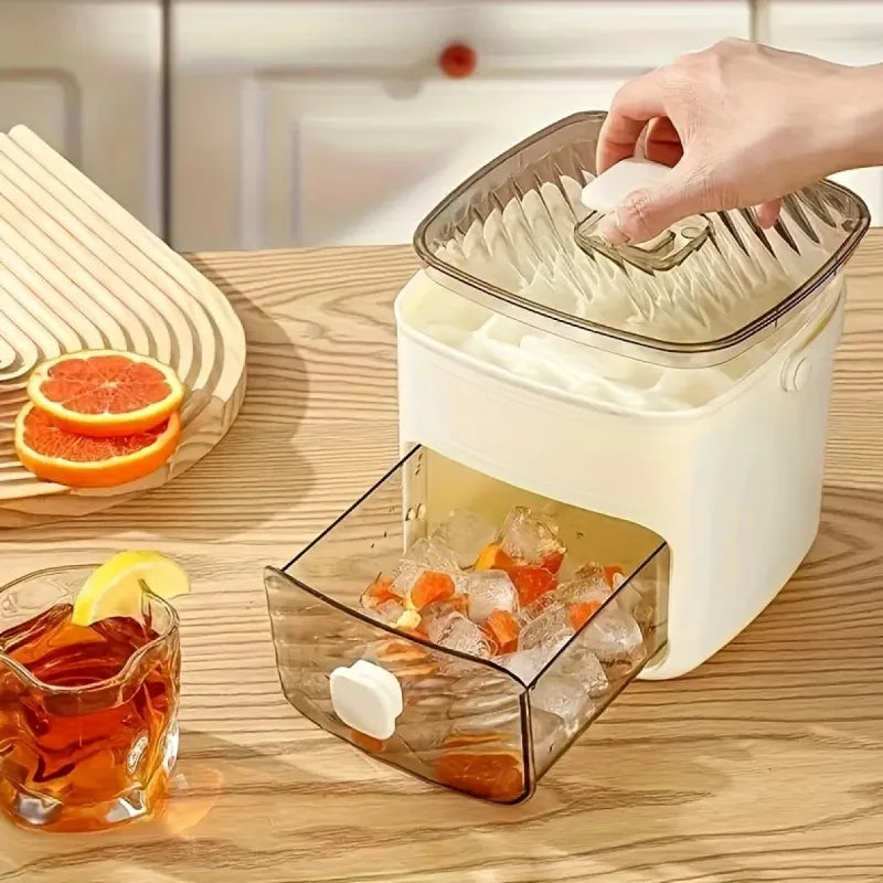 Double-Layer Portable Ice Cube Mold