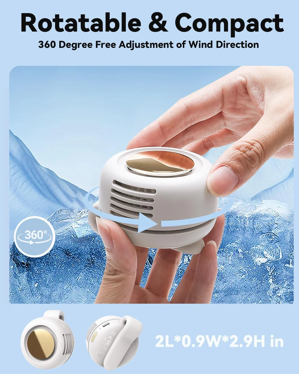 Portable Silent Mini Bladeless Fan