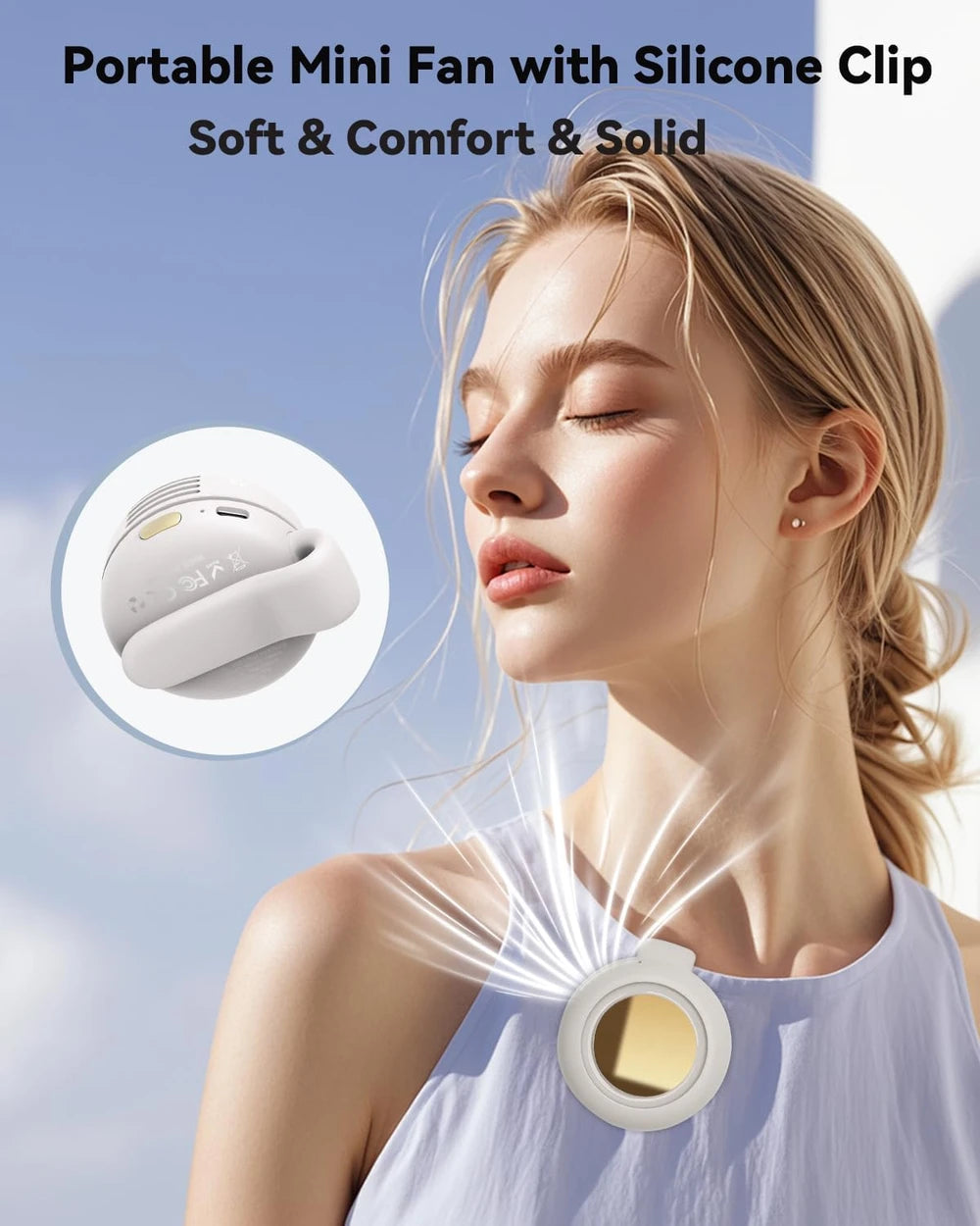 Portable Silent Mini Bladeless Fan