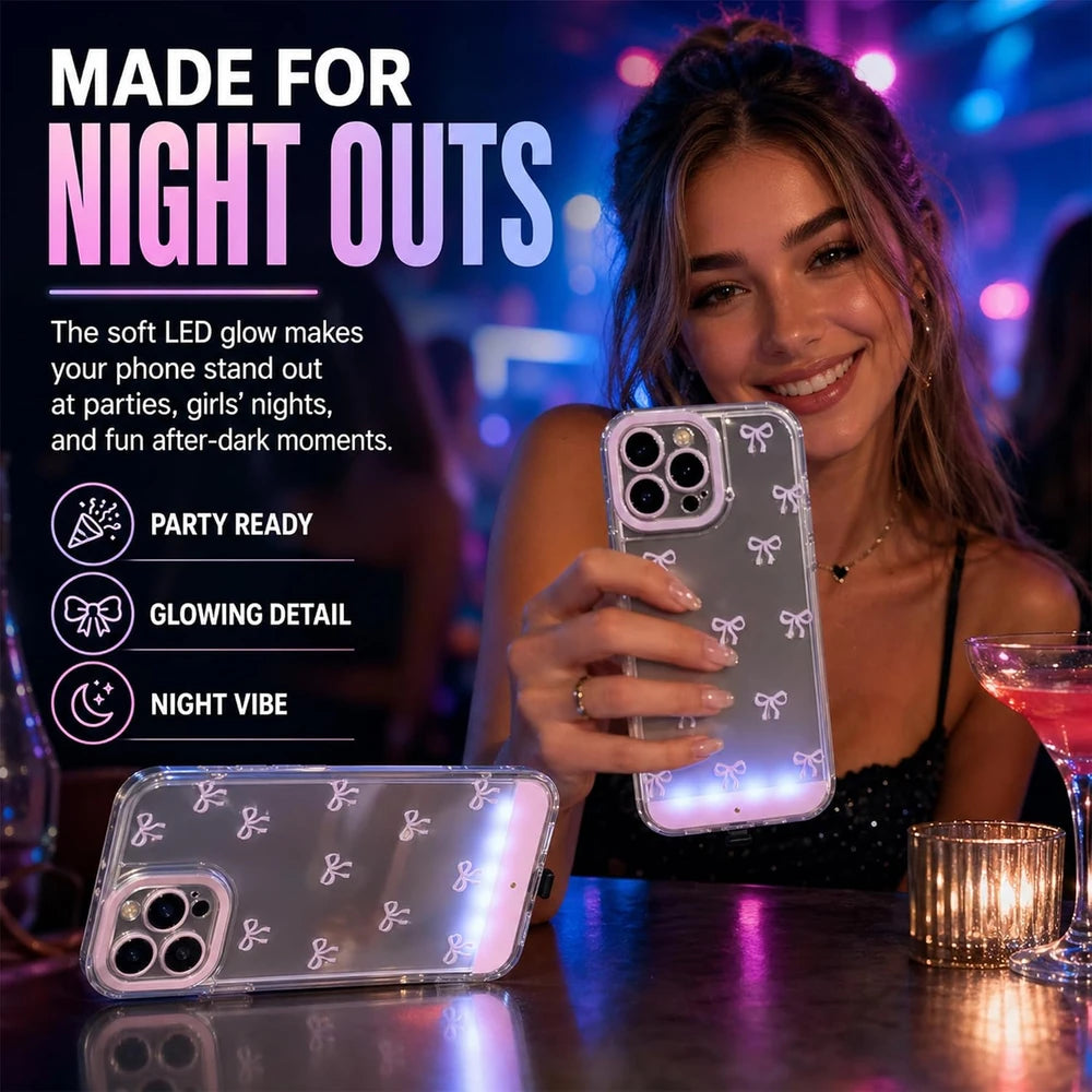 LED Bowknot Phone Case