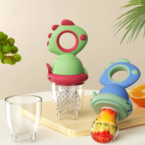 Dinosaur Silicone Baby Fruit Feeder