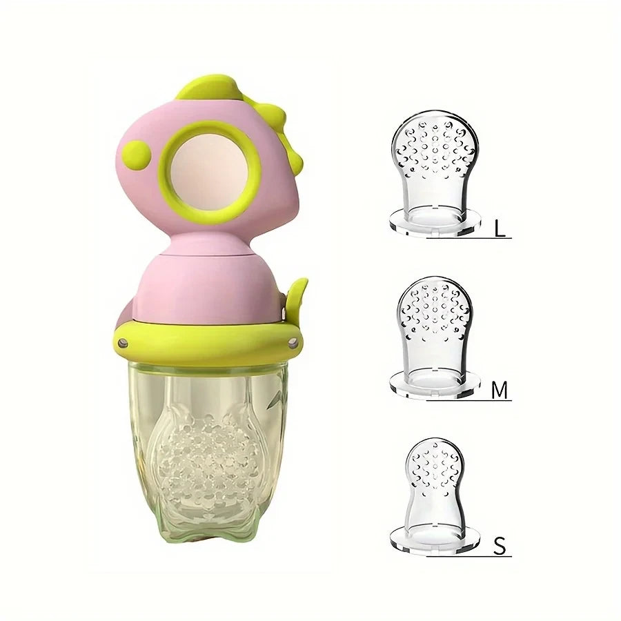 Dinosaur Silicone Baby Fruit Feeder