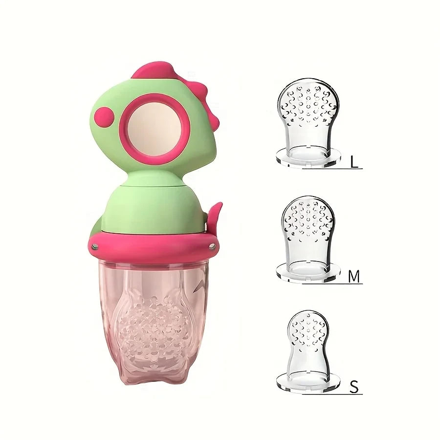 Dinosaur Silicone Baby Fruit Feeder
