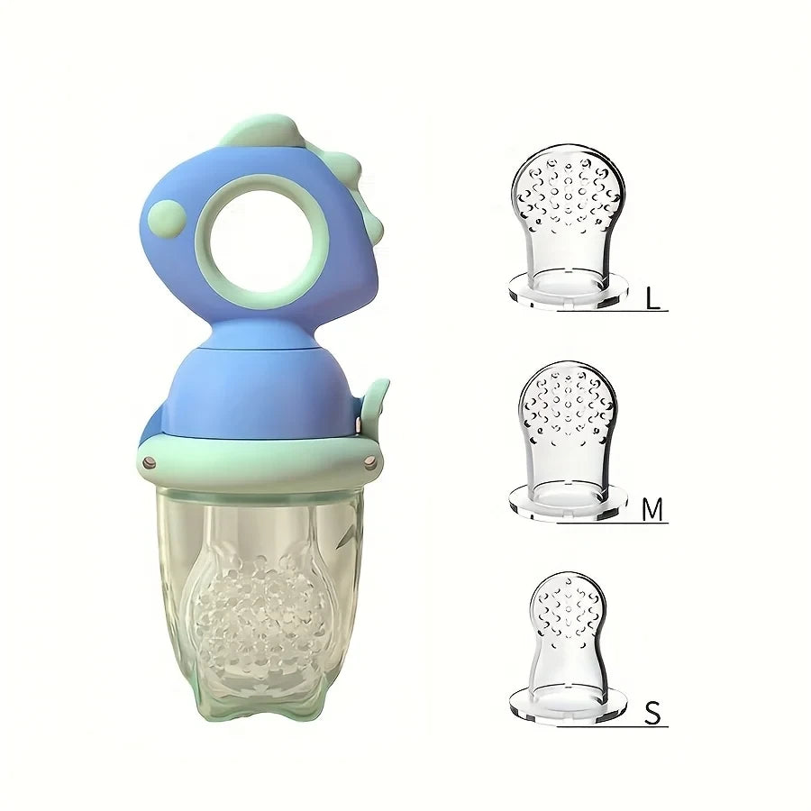 Dinosaur Silicone Baby Fruit Feeder