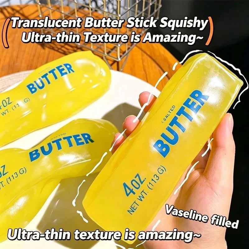 Vaseline Filled Butter Stick Squishy Toy