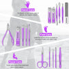 16-Piece Stainless Steel Manicure & Pedicure Kit