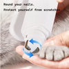 Cortauñas 2 en 1 para mascotas con luz LED, tijeras especiales para perros y gatos para evitar cortar la línea de sangre, cortador multifuncional de uñas para patas de animales, artículos para mascotas