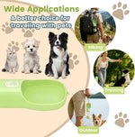 2-in-1 Portable Dog Water Bottle & Food Container