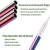 Rainbow Stainless Steel Straws, 8 Pack