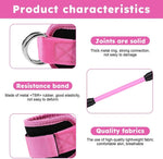 Adjustable Ankle Resistance Bands with Cuffs