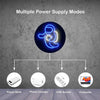 Proyector de luz de neón de astronauta, letrero LED espacial para decoración de pared de dormitorio, alimentado por USB con interruptor, 14.1 x 12.6 pulgadas, letrero de neón genial para sala de estar o juegos, regalo de cumpleaños para niños (azul)