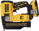 Kit de clavadora para clavos sin cabeza de calibre 23, inalámbrica, de iones de litio ATOMIC 20V MAX, con batería de 2.0Ah y cargador