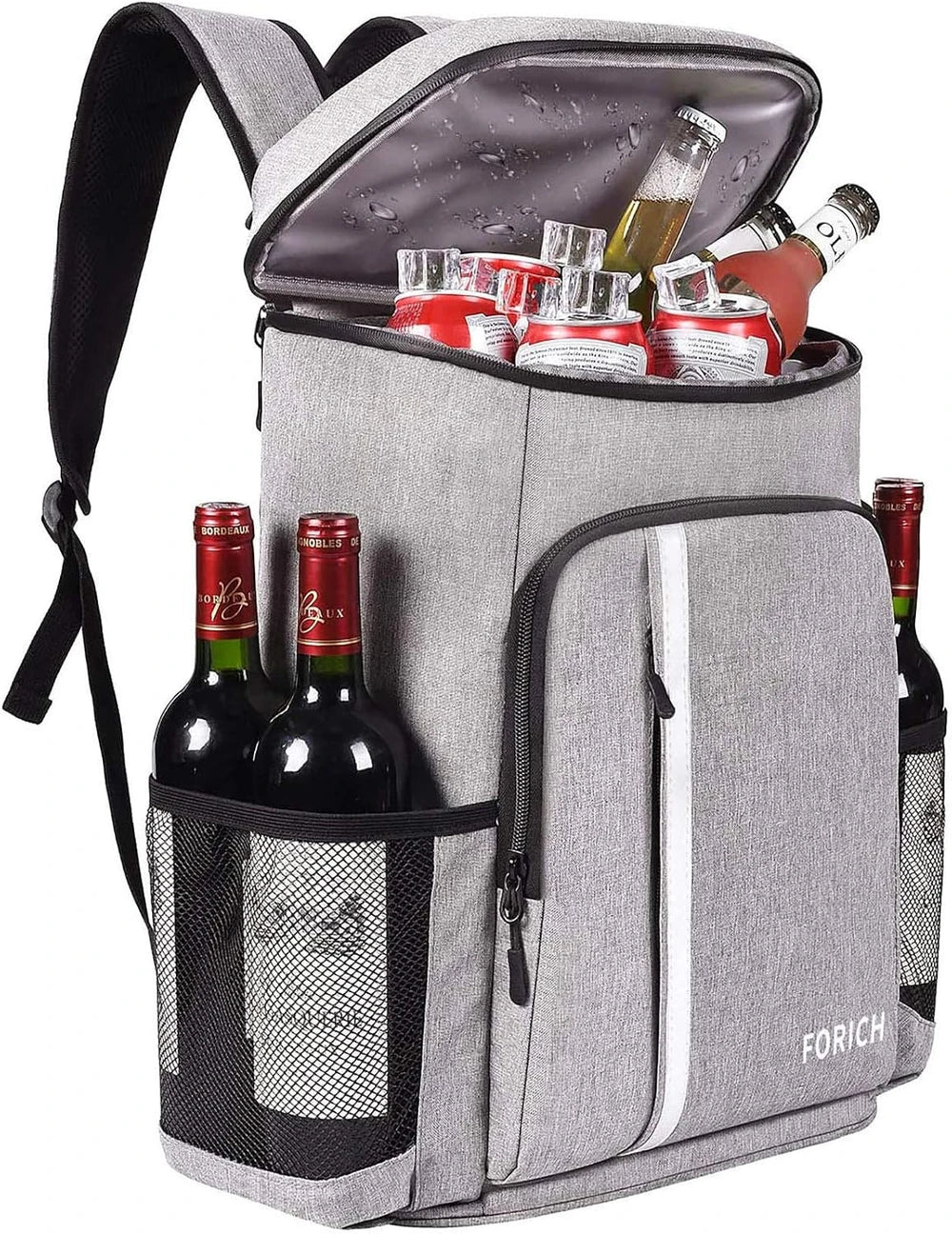 Mochila nevera isotérmica a prueba de fugas e impermeable, ligera, suave, para playa, para hombres y mujeres, para el trabajo, almuerzos, pícnics, camping, senderismo, 30 latas