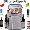 Insulated Leakproof Backpack Cooler, 30 Cans