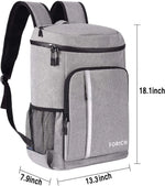 Insulated Leakproof Backpack Cooler, 30 Cans