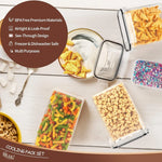 24-Piece Airtight Food Storage Container Set with Labels