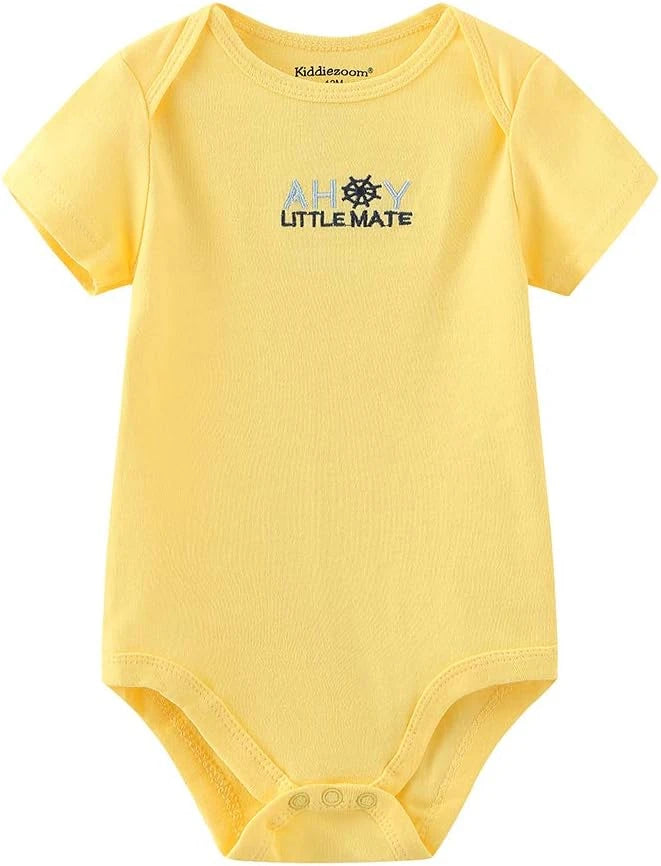 Bodys para bebé, Ultimate Flexy de manga corta para niño y niña, paquete de 5