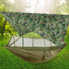 2-Person Camping Hammock with Mosquito Net & Rainfly