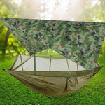 2-Person Camping Hammock with Mosquito Net & Rainfly