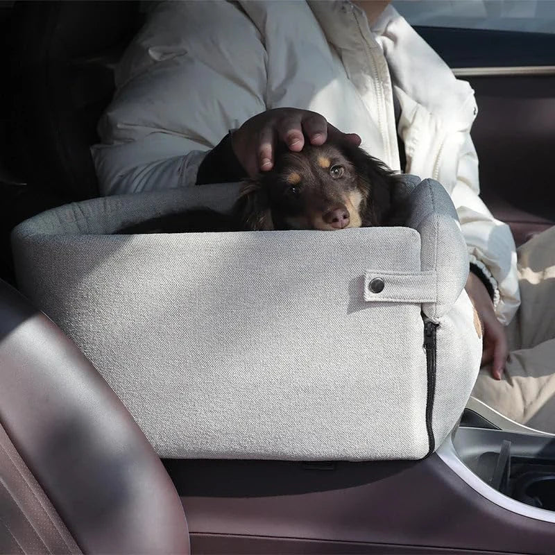 Asiento de coche portátil para perros y gatos, transportín de seguridad para mascotas, accesorios para viajes en automóvil