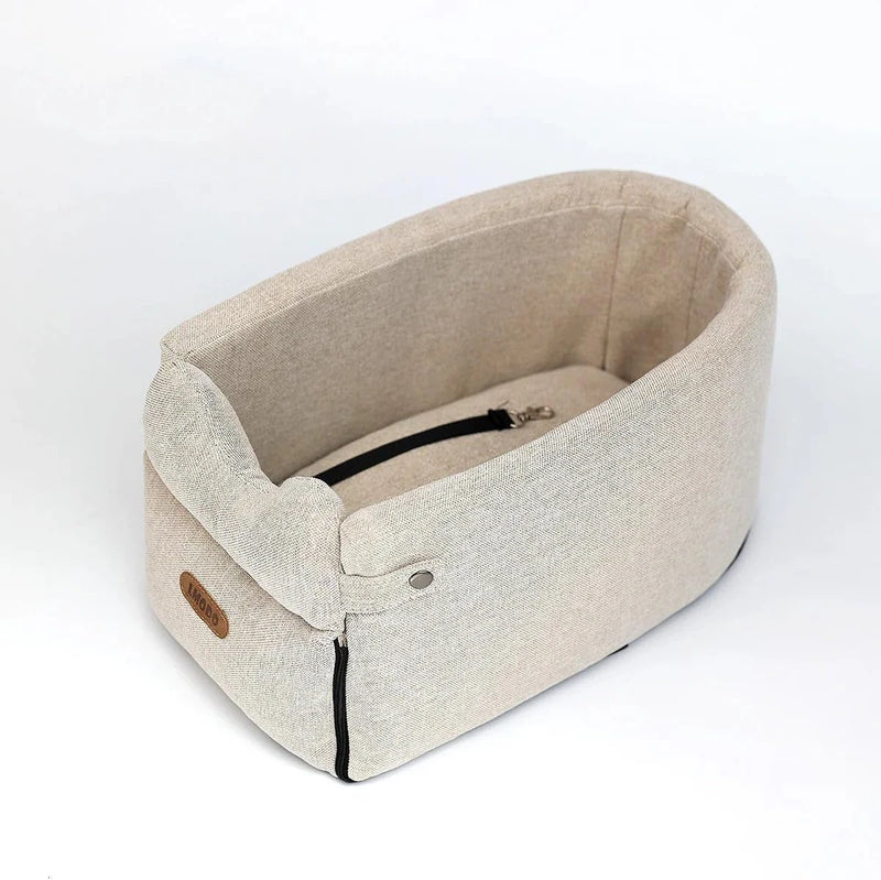Asiento de coche portátil para perros y gatos, transportín de seguridad para mascotas, accesorios para viajes en automóvil