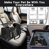 Transportín para Gatos - Transportín Portátil Plegable para Perros y Mascotas, Bolso de Lona Blanda para Mascotas de hasta 10 kg, Transportín Apto para Aerolíneas para Cachorros