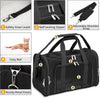 Transportín para Gatos - Transportín Portátil Plegable para Perros y Mascotas, Bolso de Lona Blanda para Mascotas de hasta 10 kg, Transportín Apto para Aerolíneas para Cachorros
