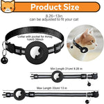 Collar de rastreo GPS para gatos con cierre de liberación rápida y diseño reflectante para una visibilidad nocturna mejorada