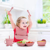Silicone Baby Feeding Set with Suction Plate, 6 or 8 Piece
