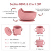 Silicone Baby Feeding Set with Suction Plate, 6 or 8 Piece