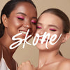 Sombras de ojos Cosmetics Gems, altamente pigmentadas, maquillaje de larga duración, sombra individual con acabado profesional brillante - ultradifuminable, tonos ligeramente brillantes - sombra de ojos rosa - fresas