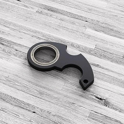 Llavero creativo de juguete Fidget Spinner, hilandero manual, juguete antiestrés, alivia el estrés, llavero giratorio para dedos, abridor de botellas, juguete para niños