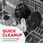Deluxe Electric Egg Cooker, 12 Eggs, Black