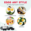 Deluxe Electric Egg Cooker, 12 Eggs, Black