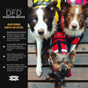 Chaleco salvavidas para perros DFD, chaleco de natación para perros - Extra pequeño, rojo | Chaleco de natación ajustable para perros, correas de neopreno acolchadas, asa de agarre, 50% más material de flotación, ribete reflectante, se mantiene erguido