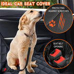 Funda de asiento de coche para perros, funda de asiento trasero para perros, protector de asiento de coche para mascotas
