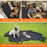 Funda de asiento de coche para perros, funda de asiento trasero para perros, protector de asiento de coche para mascotas