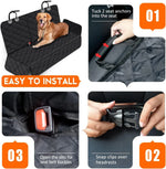 Funda de asiento de coche para perros, funda de asiento trasero para perros, protector de asiento de coche para mascotas