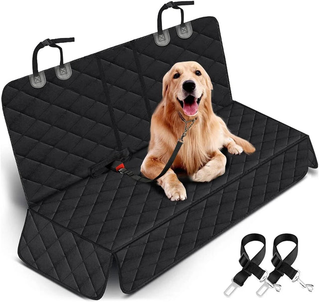 Funda de asiento de coche para perros, funda de asiento trasero para perros, protector de asiento de coche para mascotas
