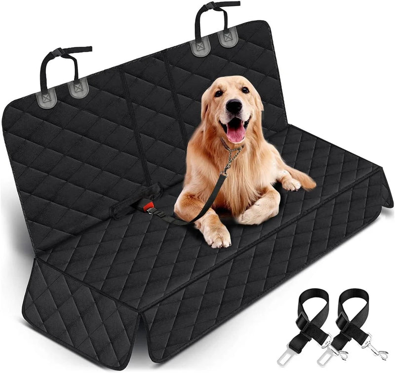 Funda de asiento de coche para perros, funda de asiento trasero para perros, protector de asiento de coche para mascotas