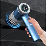 Rechargeable Electric Cleaning Brush with 2 Heads