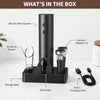 Abrebotellas eléctrico de vino, juego de abridor automático recargable