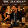 Abrebotellas eléctrico de vino, juego de abridor automático recargable