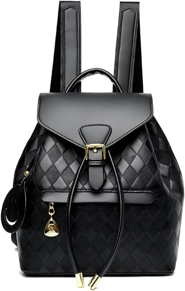 Women's Faux Leather Multifunction Backpack