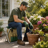 Folding Gardening Stool with Tool Tote Bag