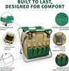 Folding Gardening Stool with Tool Tote Bag