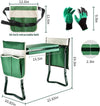 Folding Garden Kneeler & Seat with Tool Pouch
